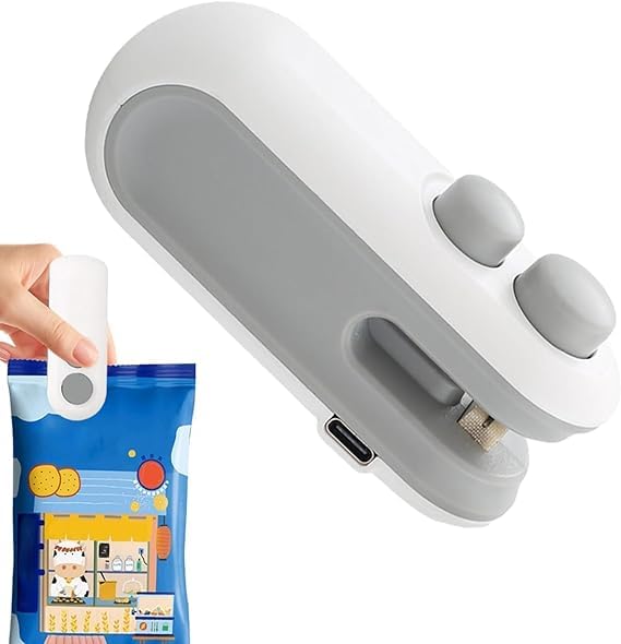 Mini Vacuum Seale: Keeps Food Fresh and Prevents Spoilage.