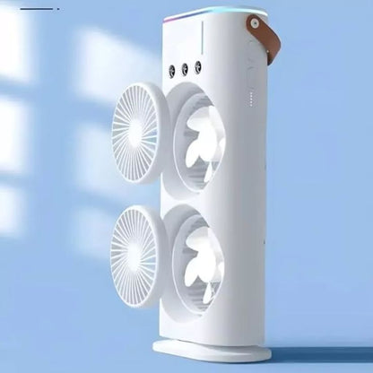 Double Ended Mist Spray Fan for Summer Room Cooling