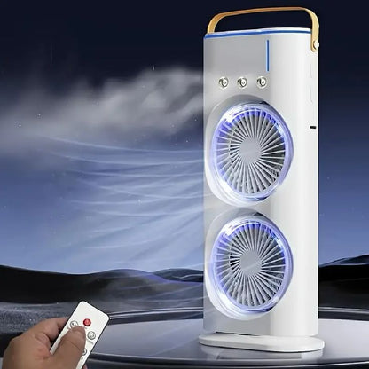 Double Ended Mist Spray Fan for Summer Room Cooling