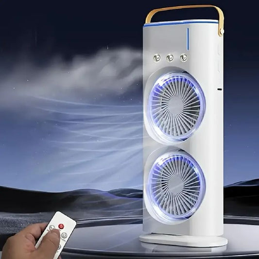 Double Ended Mist Spray Fan for Summer Room Cooling