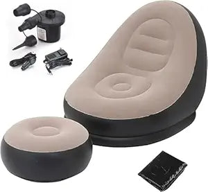 Inflatable Leisure Sofa Chair and Footstool